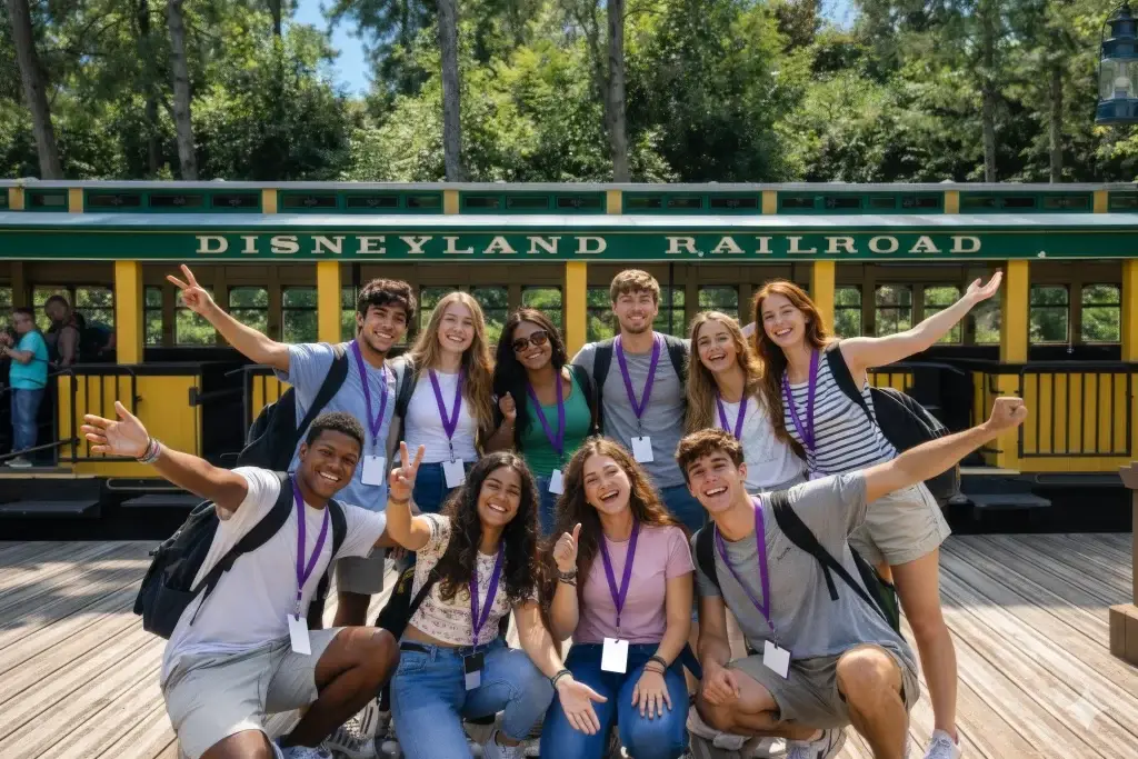 Grupo de chavales en uno de los viajes educativos WeMagic